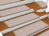 Stair Mats 15 pcs 65x21x4 cm Taupe Rectangular Edge 134573