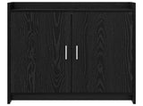 Sideboard Black Oak 72 x 36 x 80 cm Engineered Wood 8011092