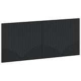 Wall-Mounted Headboard HOORN Black Engineered Wood 897406