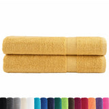 Premium Towels "SOLUND" 2 pcs Gold 100x200 cm 600 gsm 137293
