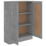 ZNTS Book Cabinet Concrete Grey 82.5x30.5x115 cm Engineered Wood 802718