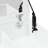 Dressing Table with Mirror White 73x46.5x120 cm 848220