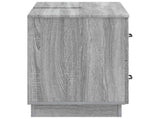 Bathroom Sink Cabinet HOORN Grey Sonoma 82 x 41x 56 cm 897241