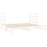 Pull-out Day Bed without Mattress White 2x cm 3124763