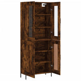 Highboard Smoked Oak 69.5x34x180 cm Engineered Wood 3198350