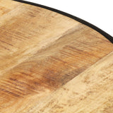 Coffee Table Black and Natural Wood 321931