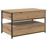 Coffee Table Artisan Oak 85 x 50 x 50 cm Engineered Wood 883056