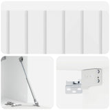 Wall-Mounted TV Cabinet High Gloss White 78.5 x 31 x 30 cm 898379