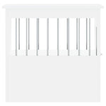 ZNTS Dog Crate Furniture White 45x62x59 cm Engineered Wood 838309
