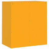 Sideboard Mustard Yellow 67x39x73 cm Steel 841676