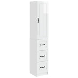 Cabinet Set 2 pcs High Gloss White 33 x 34.5 x 87 cm 3416974