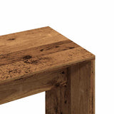 Dressing Stool Old Wood 70x35x45 cm Engineered Wood 857041