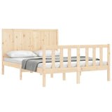 Bed Frame without Mattress 140x190 cm Solid Wood Pine 3192601