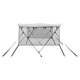 3-bow Bimini Top with Mesh Sidewalls 183xx137 cm 94841