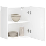 Kitchen Wall Cabinet Kalmar High Gloss White Engineered Wood 853561