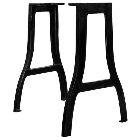 Dining Table Legs 2 pcs A-Frame Cast Iron 245420