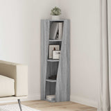 Corner Cabinet Grey Sonoma 27.5x27x102cm Engineered Wood 889851