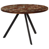 Dining Table 110x75 cm Solid Wood Reclaimed 338477