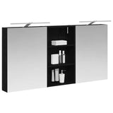Bathroom Cabinet Set 3 pcs 140 x 14.5 x 70 cm Engineered wood 3403785
