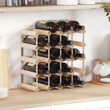 Wine Rack for 20 Bottles Solid Pinewood 282469