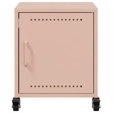 Bedside Cabinet Pink 36x38.5x43.5 cm Steel 846616