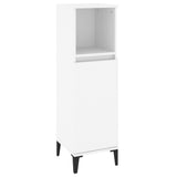 3 Piece Bathroom Furniture Set White Engineered Wood 3185589