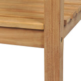 Garden Bench Warm Teak Wood Fine Sanded Teak Hardwood Large 316624