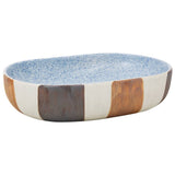 Countertop Basin Multicolour Oval 59x40x14 cm Ceramic 155108