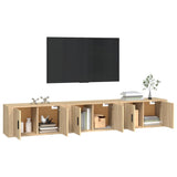 Wall-mounted TV Cabinets 3 pcs Sonoma Oak 80x34.5x40 cm 3188361