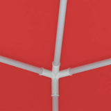 Party Tent Red 200 x 200 x 240 cm PE and Steel 42032994