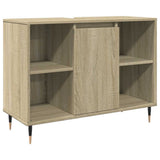 Bathroom Cabinet Sonoma Oak 80x33x60 cm Engineered Wood 849679