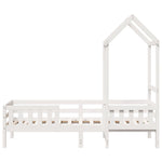 Bed Frame with Roof without Mattress White 80x200 cm 3282163