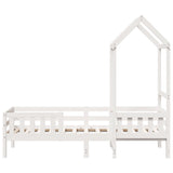 Bed Frame with Roof without Mattress White 80x200 cm 3282163