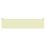 2-Piece Bench Cushions SOEST 2 pcs 100% Polyester Cream 949173