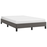 Bed Frame without Mattress Grey 120x190 cm Small Double Faux Leather 379500