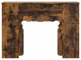 Fireplace Surround Smoked Oak 93 x 20 x 89 cm Engineered Wood 8006629