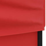 ZNTS Folding Party Tent with Sidewalls Red 2x2 m 93513