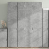 Highboard Concrete Grey 70x42.5x185 cm Engineered Wood 3281423