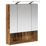 Bathroom Mirror Cabinet Old Wood 60 x 14.5 x 70 cm 889197