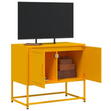 TV Cabinet Mustard Yellow 68.5x39x60.5 cm Steel 846473