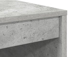 Desk with Drawer with Shelf with Storage 2 pcs Concrete Grey 3337348
