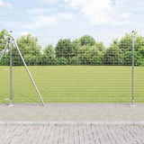 Welded Wire Fence with Concrete Base 10 x 1.4 m 3350986
