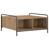 Coffee Table Artisan Oak 80 x 80 x 41 cm Engineered Wood 8013601