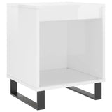 Bedside Cabinets 2 pcs High Gloss White 40x35x50 cm Engineered Wood 830737