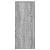 Plant Stands 2 pcs Grey Sonoma 30x30x70 cm Engineered wood 852929