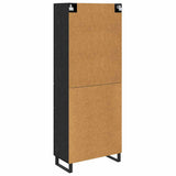 Highboard Black Oak 69.5 x 34 x 180 cm Engineered Wood 3416063