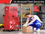 Three-Part Steel Locking Tool Chest - Red T3398P425129