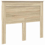 Headboard with Headboard Sonoma Oak 135 cm Engineered Wood 887459