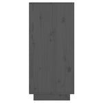 Sideboard Grey 60x34x75 cm Solid Wood Pine 813522