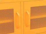 TV Cabinet Mustard Yellow 105x35x50 cm Steel 336236